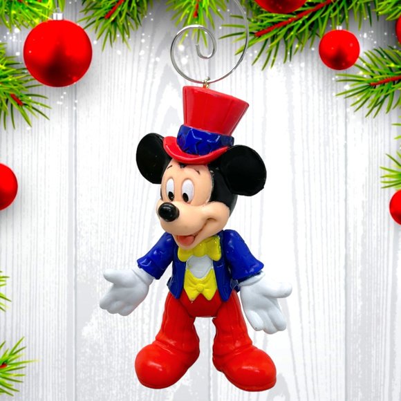 Disney Epcot Center Mickey Mouse 3.75" ONE OF A KIND Christmas Tree Ornament - Picture 3 of 3